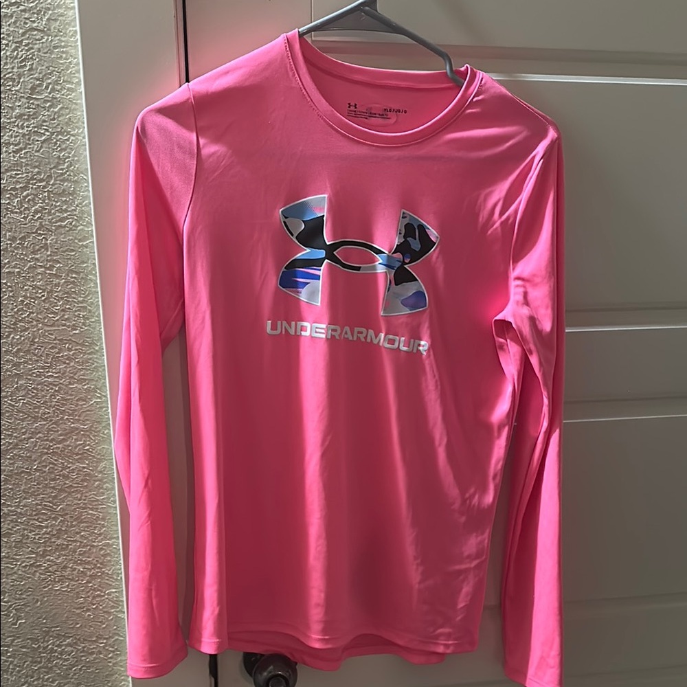 Under Armour Vibrant Pink Long Sleeve Top